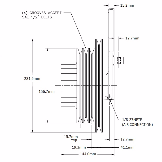 Kysor 1077-07735-01 Fan Hub
