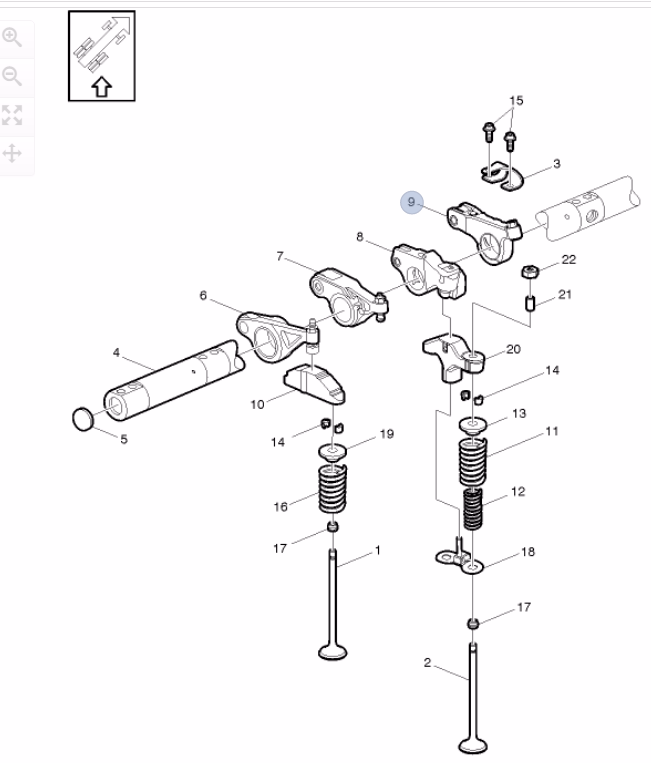 Volvo Truck 21316418 Rocker Arm