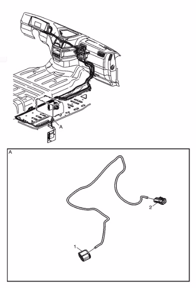 Volvo 23163997 Wires, Side Antenna
