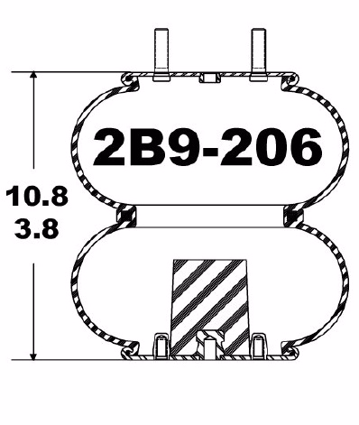 2B9-206 Side View