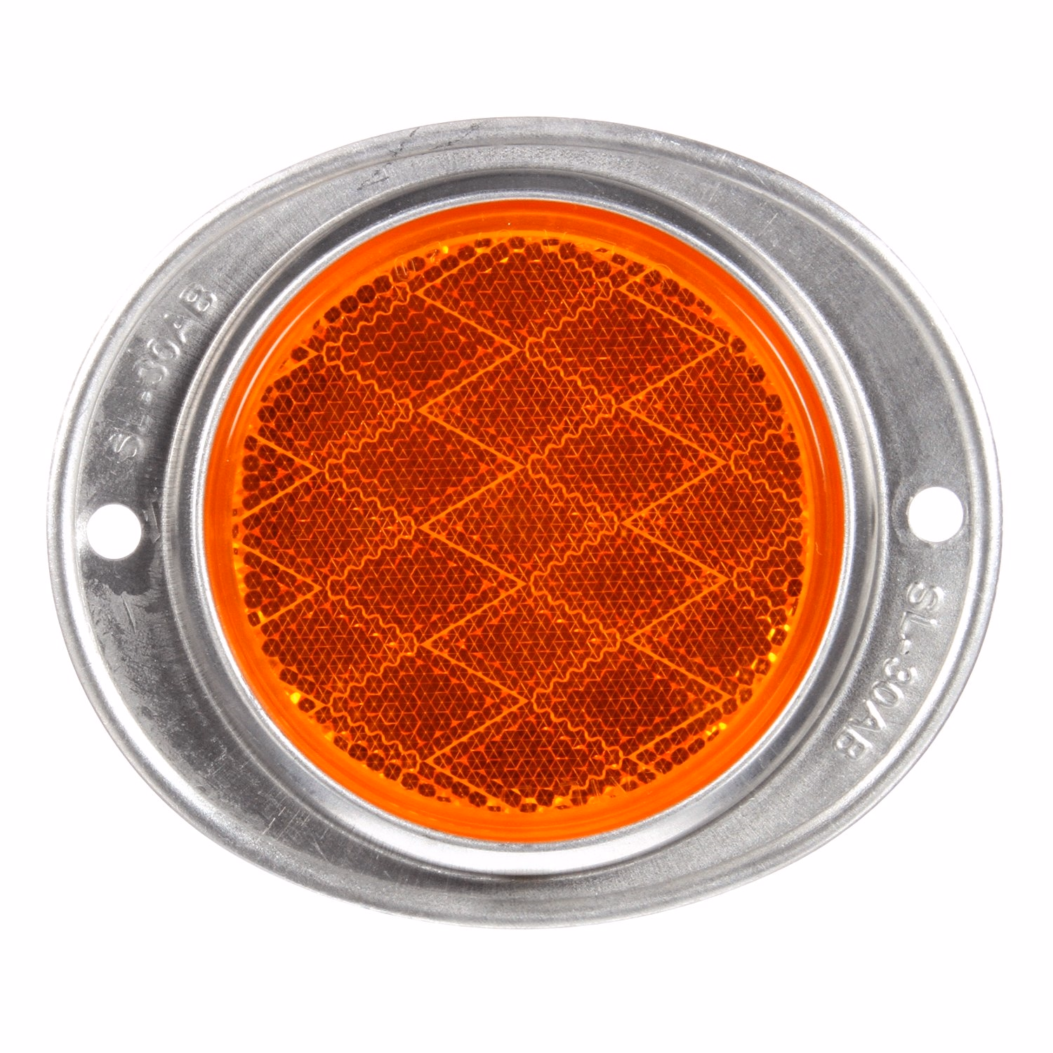 Truck-Lite 41A Amber Screw Mount Reflectors, Flush Type