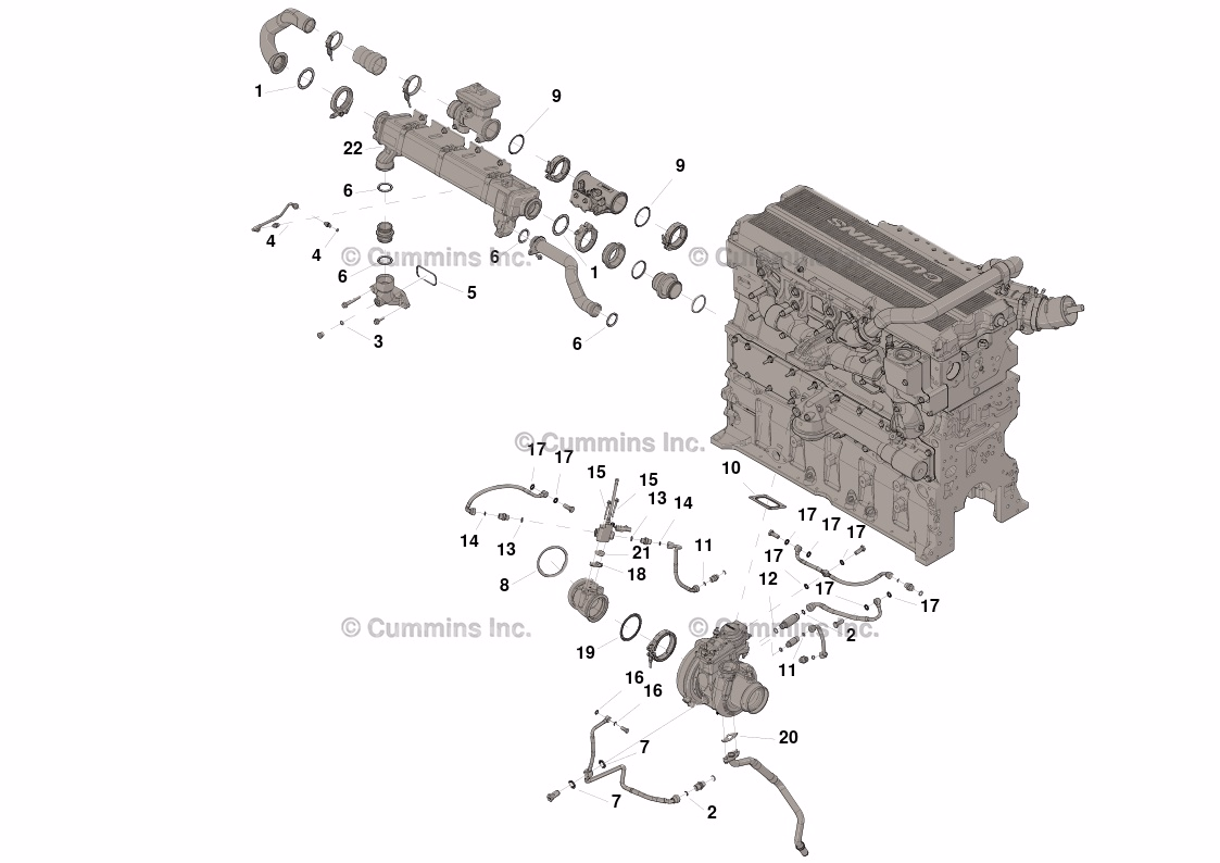 Cummins 4352360 EGR Cooler Kit
