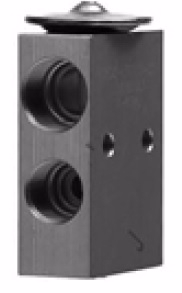 Red DOT RD-5-7015-1P Expansion Valve, Block, #6 #10 #8 #10, with Mounting Holes