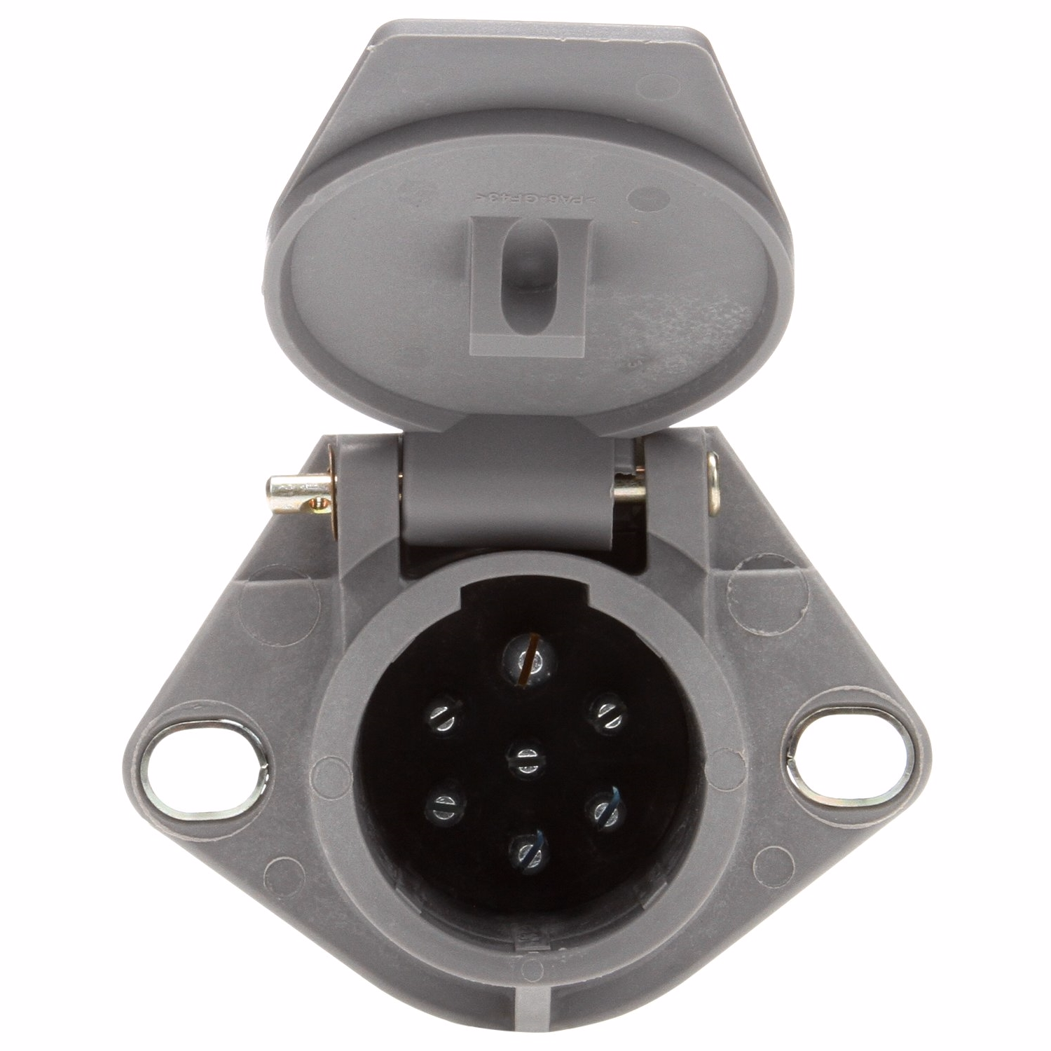 Truck-Lite 50869 7-way body, 2 hole flange, split pins