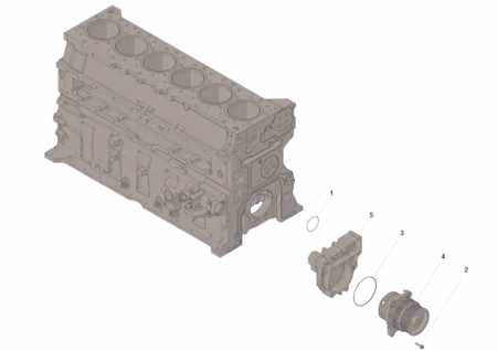 Cummins 6305090RX Water Pump Kit