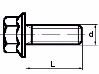 Mack Truck 994386 Flange Screw