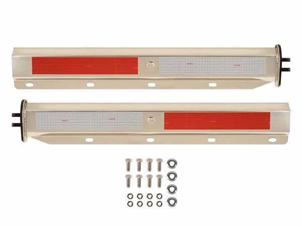 Betts Spring B573025WTSK Straight Spring Loaded Type Mud Flap Hangers Kit
