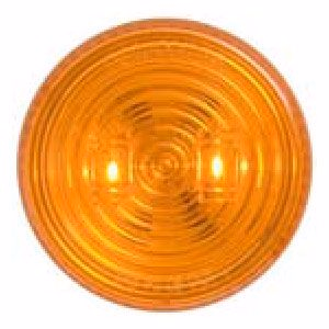 Road Choice CML527AL Clearance/Marker Light; Sealed 2-1/2" Round; 2-Diode; Amber LED