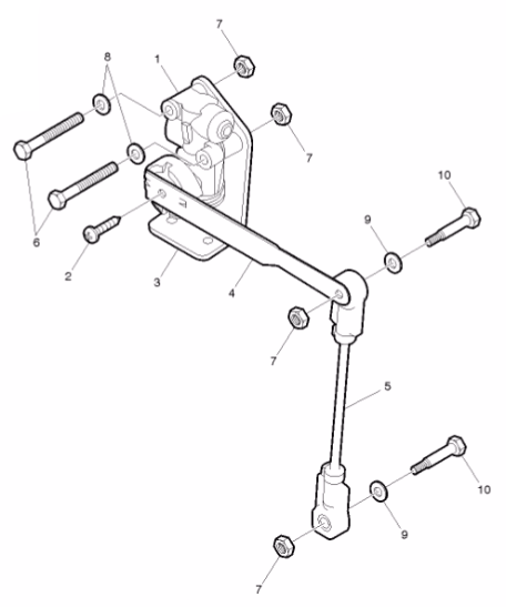 Volvo Truck 21644755 LH Level Control Valve