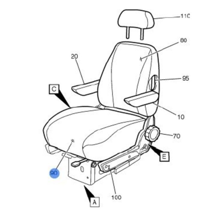 volvo vnl seat cushion