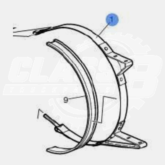 Volvo Truck 21076893 Fuel Tank Strap