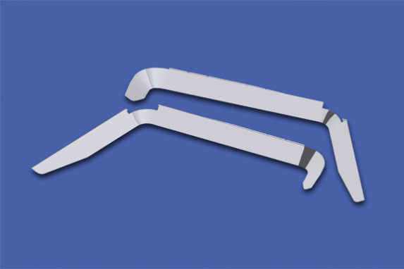 Dieters DMFDVO246 Stainless Steel Door Window Shades - Volvo VN Models