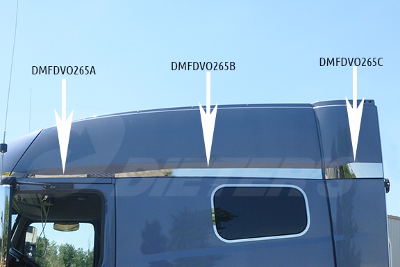 Dieters 23521684 Upper Extender Trim - Volvo VNL740