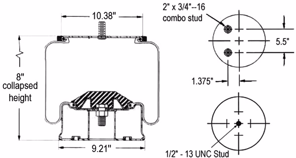 Hendrickson S-21966 Air Spring