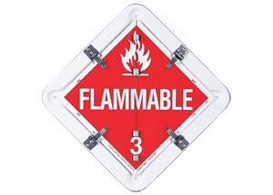 Labelmaster LAB81-8WF0 Placard White Flip, 8 Placard Panels