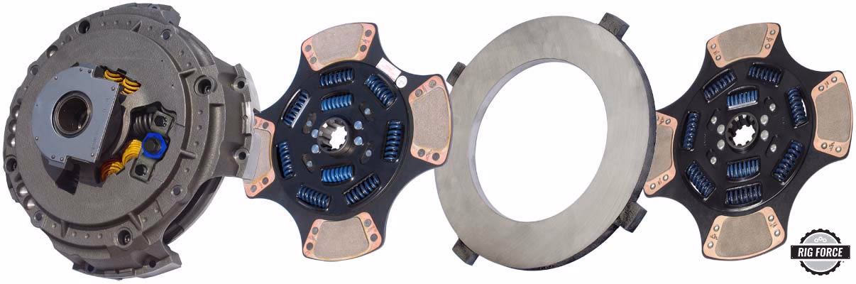 RIG FORCE RFNMU898-054-4-M HEAVY-DUTY 15.5&quot; X 2&quot; PULL-TYPE CLUTCH ASSEMBLY