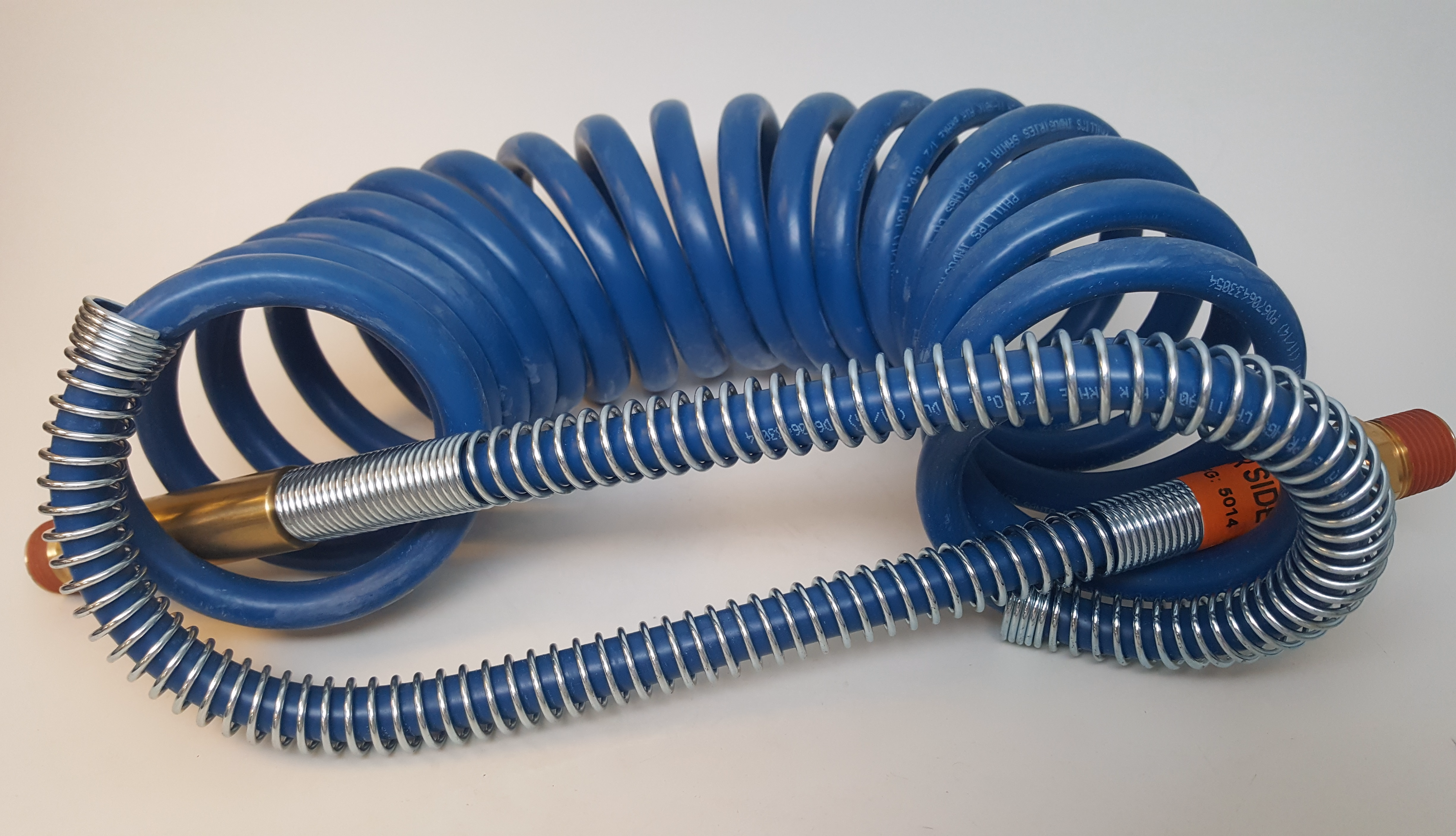 Phillips 11-3180 Pneumatic Hose, 15' - Blue Coil