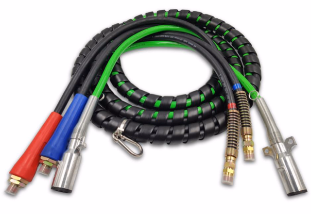 Rig Force 12 ft. 3-in-1 Elec &amp; Air Hose Kit - RF-123IN1