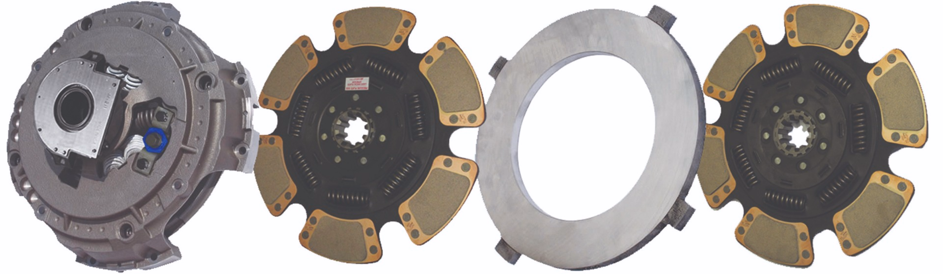 Rig Force RFNMU898-317-6 15-1/2"X2" Easy Effort Clutch 