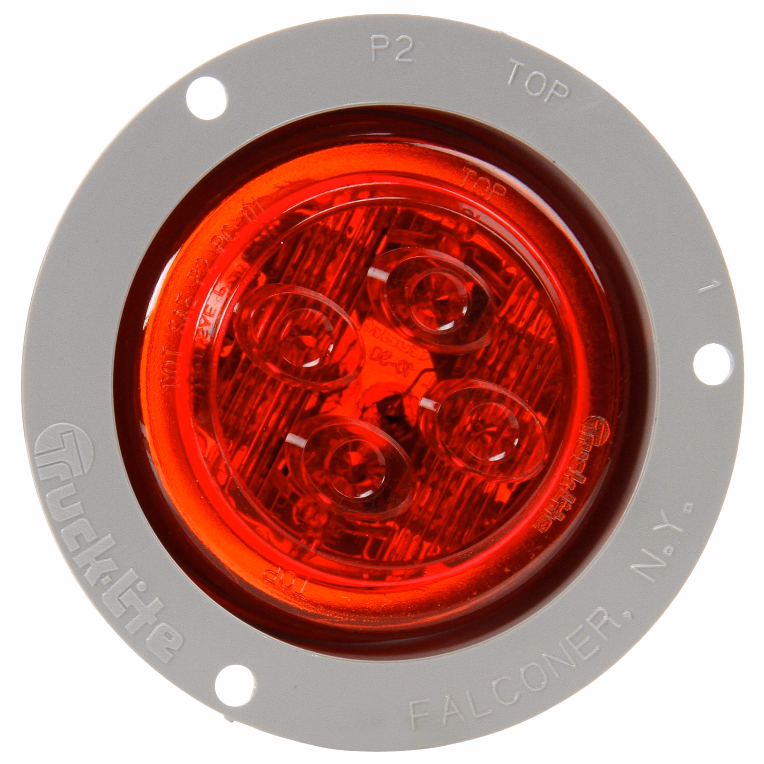 Truck-Lite Red, Super 10 Marker &amp; Clearance Grommet Kit 10028R
