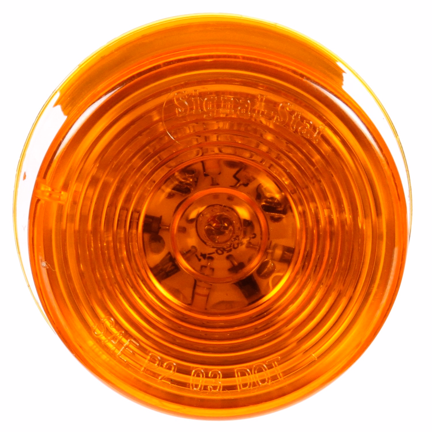 Truck-Lite Marker &amp; Clearance LED 2'' Round 10 Diode Pattern Yellow 3050A