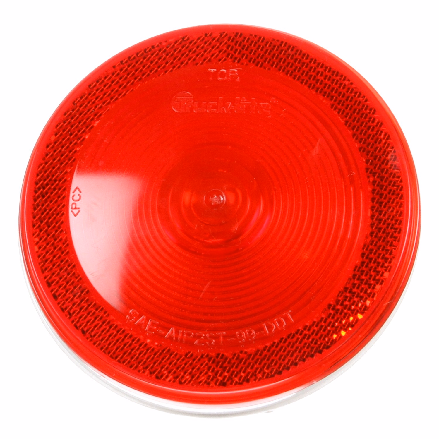 Truck-Lite 40215R Model 40 Red Stop/Turn/Tail &amp; Front/Park/Turn 4'' Sealed Reflectorized