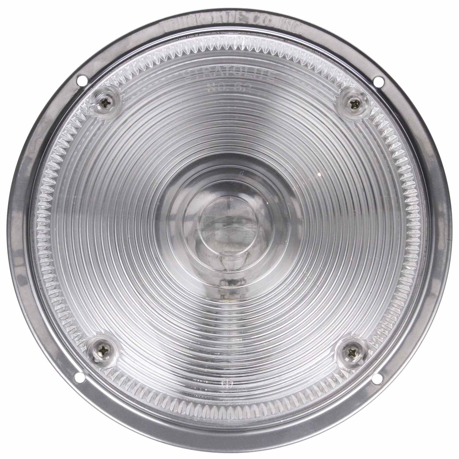 Truck-Lite Model 80 Dome Products 8'' Bulb Replaceable Clear, coated housing 80357